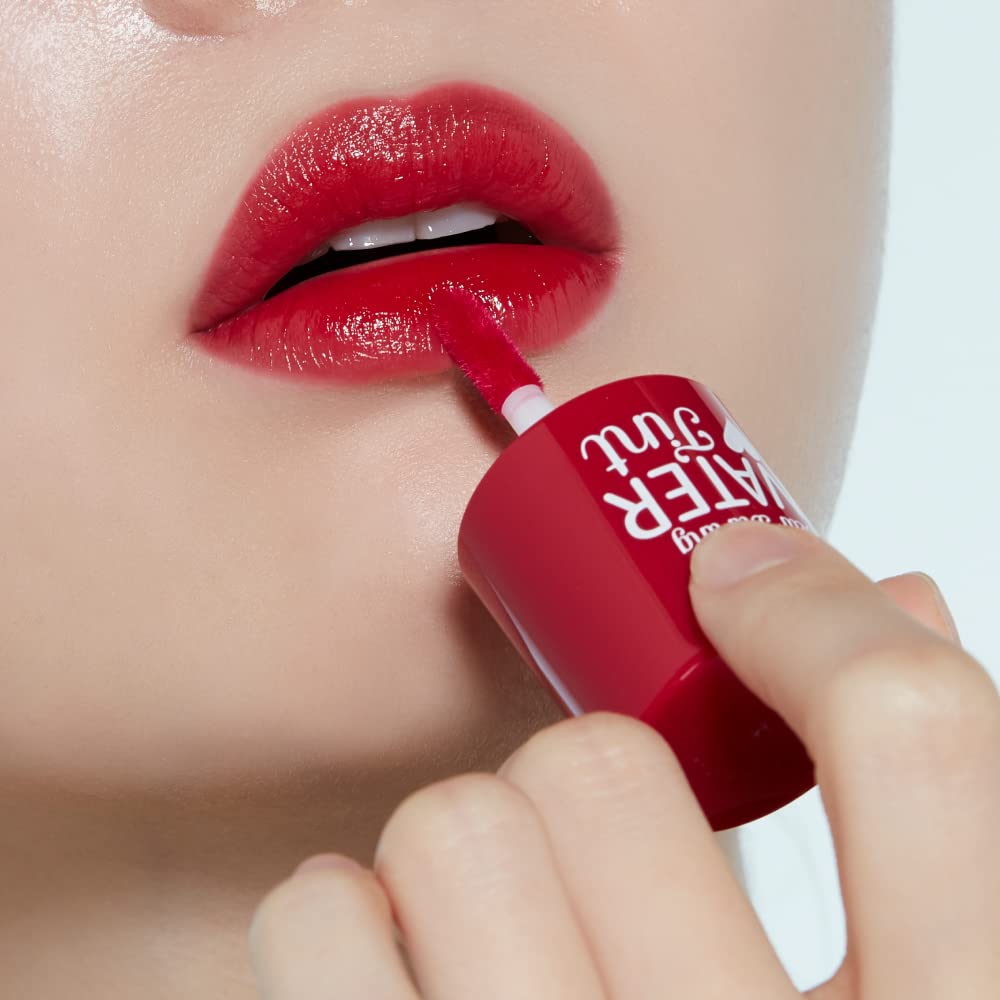 Dear Darling Water Tint Cherry Ade (21AD) | Vivid Color Lip Stain with Moisturizing Weightless & Non-Sticky Finish Lip Stain | Smudge-Proof & Lightweight Lip Tint | K-Beauty