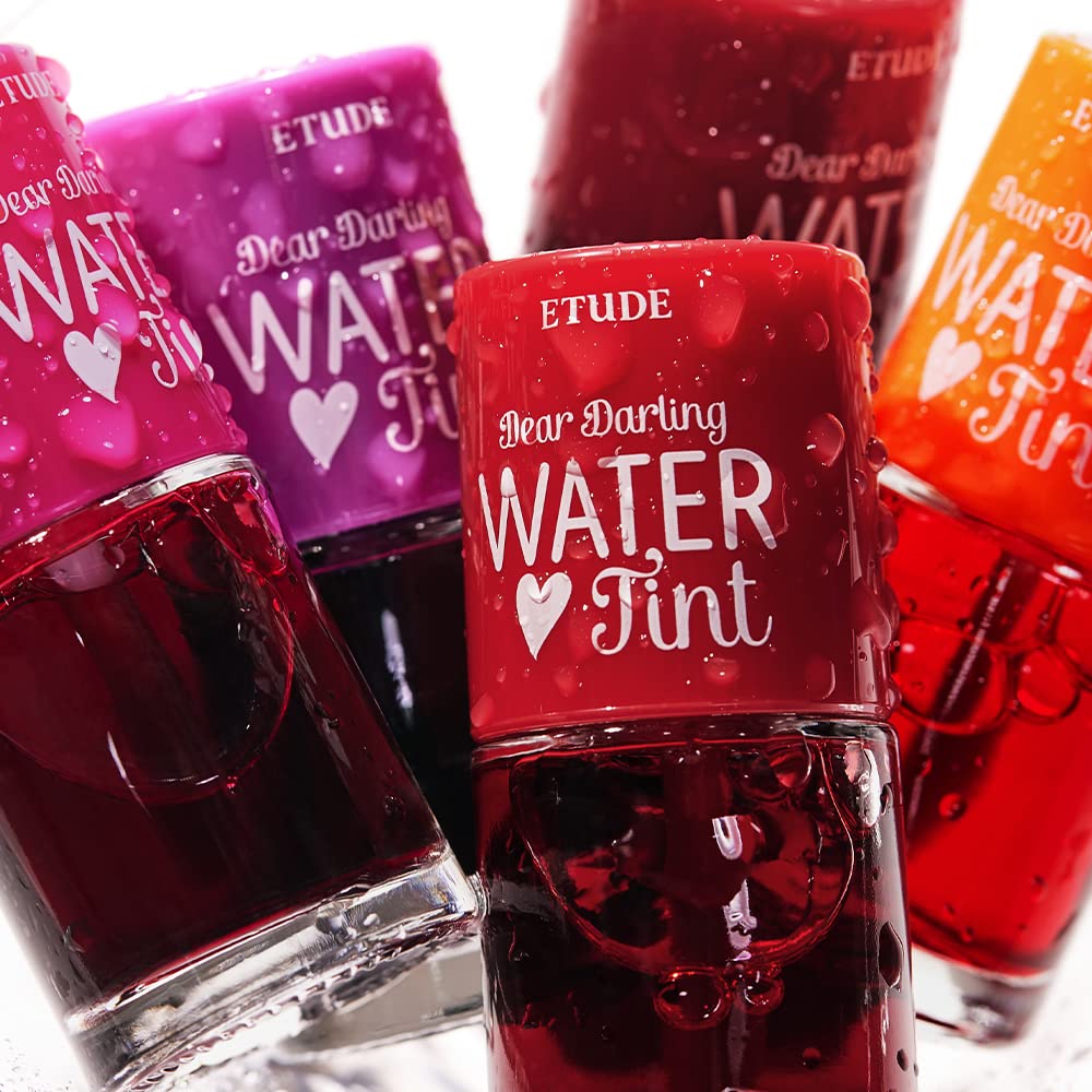Dear Darling Water Tint Cherry Ade (21AD) | Vivid Color Lip Stain with Moisturizing Weightless & Non-Sticky Finish Lip Stain | Smudge-Proof & Lightweight Lip Tint | K-Beauty